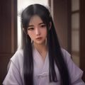 家庭系统治疗师赵婉婷头像，年轻女性，背景为咨询室